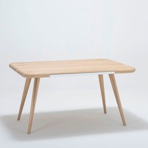 Stół z drewna dębowego Gazzda Ena One, 140x100x75 cm
