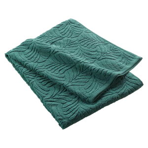 Zielony bawełniany ręcznik kąpielowy frotte 70x130 cm Madeira – douceur d'intérieur
