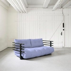 Sofa rozkładana Karup Funk Black/Blue Breeze