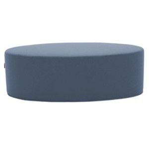 Niebieski puf Softline Bon-Bon Vision Blue, dł. 100 cm
