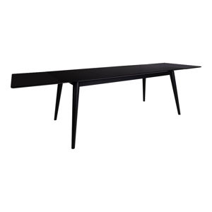 Czarny stół do jadalni House Nordic Copenhagen, 195x90 cm