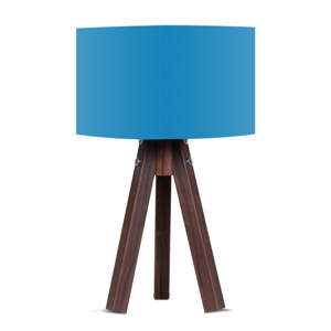 Lampa stołowa z niebieskim abażurem Kate Louise Kahve