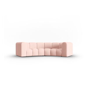 Różowa sofa 322 cm Lupine – Micadoni Home