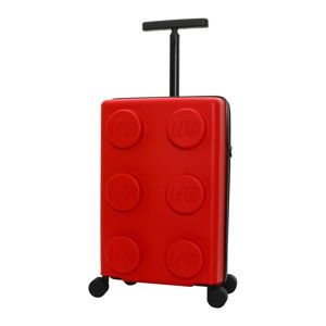 Czerwona dziecięca walizka na kółkach LEGO® Signature 20