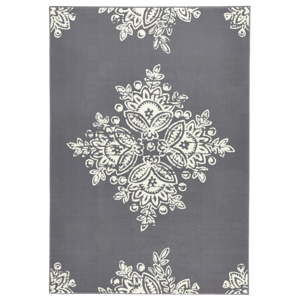 Szaro-biały dywan Hanse Home Gloria Blossom, 160x230 cm