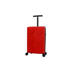 Czerwona dziecięca walizka podróżna Signature - LEGO®