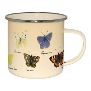 Kubek emaliowany Esschert Design Butterflies