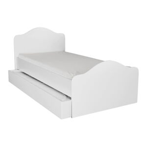 Białe łóżko ze schowkiem 90x190 cm Kanguru – Kalune Design