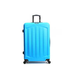 Turkusowa walizka podróżna na kółkach Bluestar Pulo, 95 l