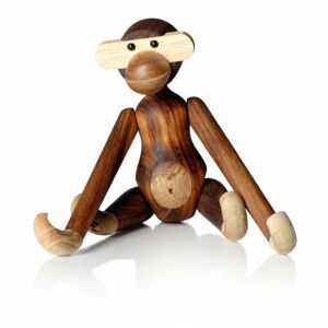 Figurka z litego drewna Kay Bojesen Denmark Monkey