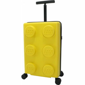 Żółta dziecięca walizka podróżna Signature - LEGO®