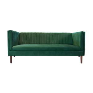 Ciemnozielona sofa 2-osobowa JohnsonStyle Seville French Velvet