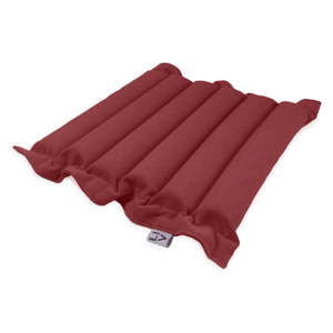 Czerwona poduszka do siedzenia z piłkami do masażu Linda Vrňáková Waves, 50x50 cm