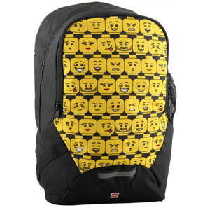 Czarno-żółto plecak szkolny LEGO® Minifigures Heads
