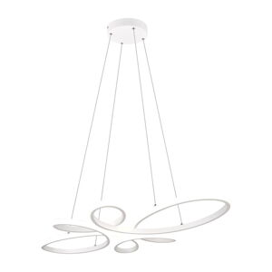Biała lampa wisząca LED Fly – Trio