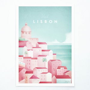 Plakat Travelposter Lizbona, A2