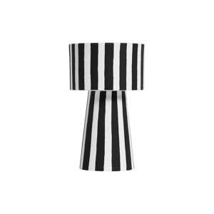 Czarno-biały ceramiczny wazon OYOY Toppu, ⌀ 24 cm