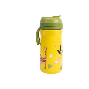Żółta butelka dla niemowląt ze stali nierdzewnej 370 ml Jungle - Ladelle