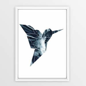 Plakat w ramce Piacenza Art Origami Bird, 30x20 cm