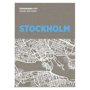 Mapa z kartkami na notatki Palomar Transparent City Sztokholm