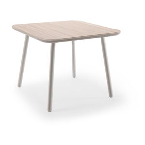 Stół z drewna jesionowegoz szarymi nogami EMKO Naïve