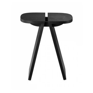 Czarny stołek z litego drewna dębowego Avio – Blomus