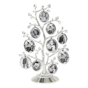 Metalowa ramka stojąca w kolorze srebra 27x18 cm Family Tree – Zilverstad