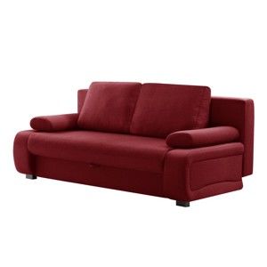 Czerwona rozkładana sofa INTERIEUR DE FAMILLE PARIS Bonheur