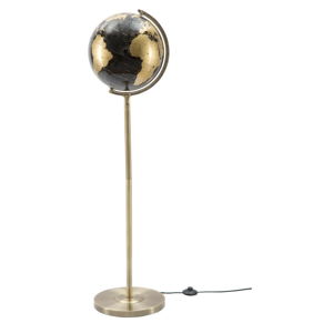 Lampa stołowa w kolorze czarno-brązowym Mauro Ferretti Da Terra, wysokość 130 cm