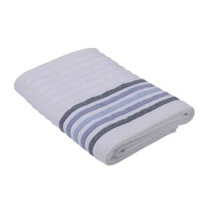 Biały ręcznik z bawełny Bella Maison Stripe, 70x140 cm