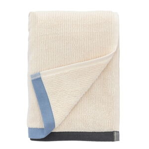 Niebieski/beżowy bawełniany ręcznik 50x100 cm Contrast – Södahl