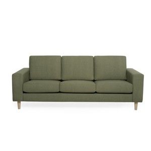 Zielona sofa 3-osobowa Scandic Focus