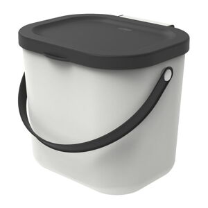 Biały pojemnik na odpady kompostowalne 6 L Albula - Rotho