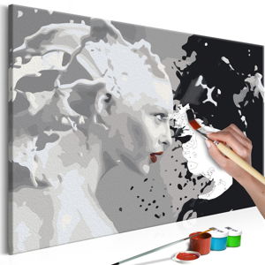 Zestaw płótna, farb i pędzli DIY Artgeist Faces, 60x40 cm