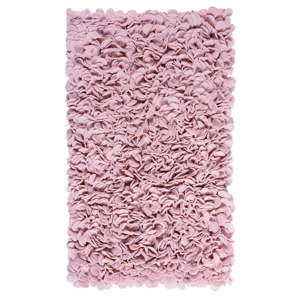 Różowy dywanik łazienkowy Aquanova Sepp, 60x100 cm