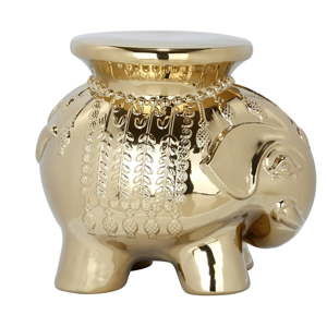 Stolik ceramiczny Capri, złoty