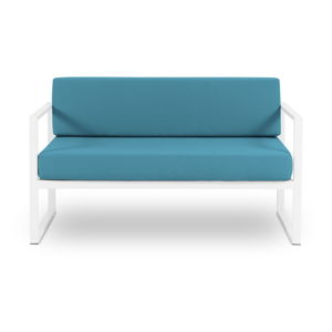 Niebieska 2-osobowa sofa ogrodowa Calme Jardin Nicea