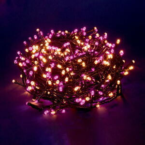 Różowo-beżowa girlanda świetlna LED, 1 000 lampek – Unimasa