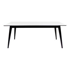 Stół rozkładany z czarnymi nogami House Nordic Copenhagen, 195x90 cm