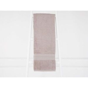 Szary ręcznik bawełniany Emily Mia, 70x140 cm