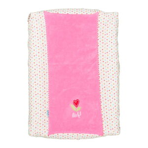 Różowy pokrowiec na materac z ręcznikiem Tiseco Home Studio, 55x75 cm