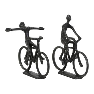 Metalowe figurki zestaw 2 szt. Cyclists – Light & Living