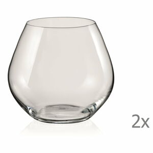Zestaw 2 szklanek Crystalex Amoroso, 440 ml