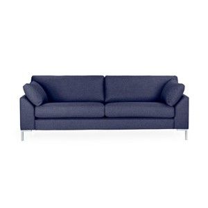 Granatowa sofa 3-osobowa Softnord Garda