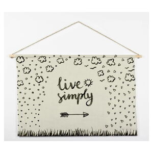 Tkanina dekoracyjna na ścianę Live Simply – Surdic