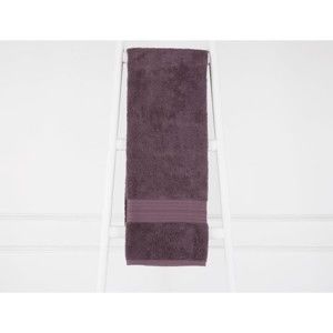 Fioletowy ręcznik bawełniany Emily, 70x140 cm