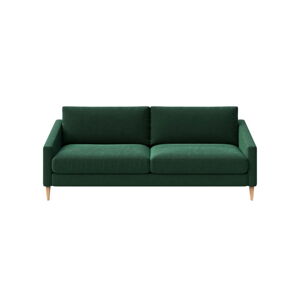 Ciemnozielona aksamitna sofa 200 cm Karoto – Ame Yens