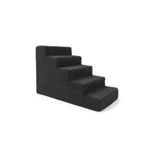 Czarne schodki dla psa/kota Marendog Stairs, 40x75x50 cm