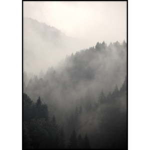 Plakat Imagioo Foggy Forest, 40x30 cm