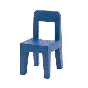Niebieskie krzesło dziecięce Magis Seggiolina Pop